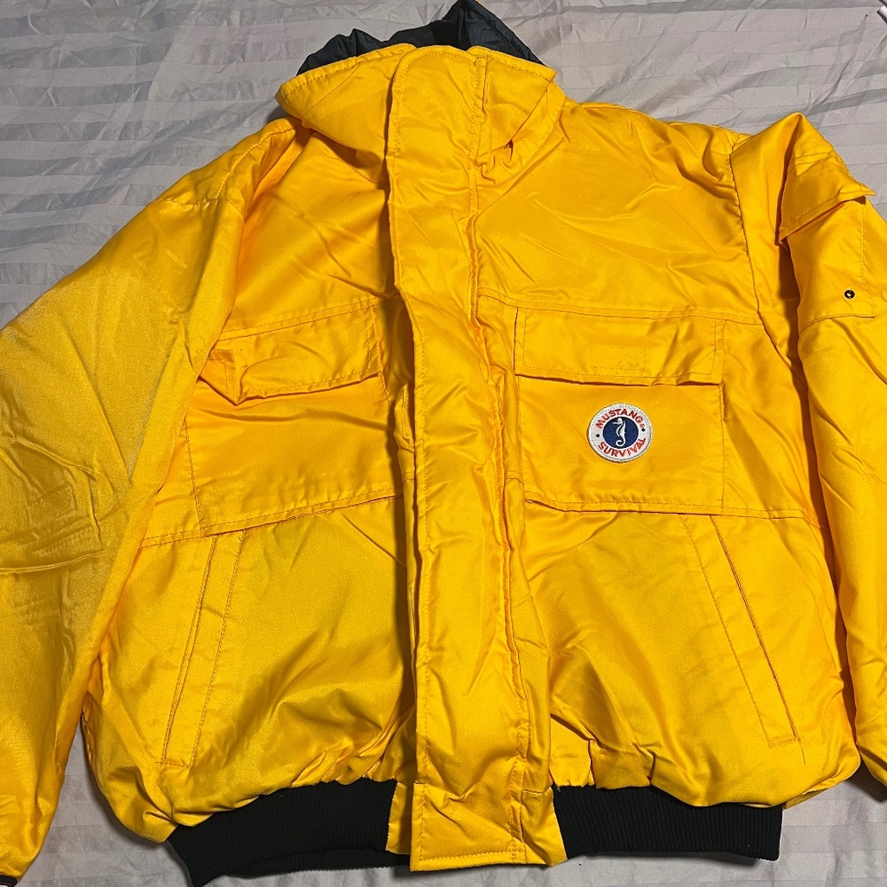 Classic Bomber Jacket Mustang Survival MJ6214 Yellow -  Size XXL